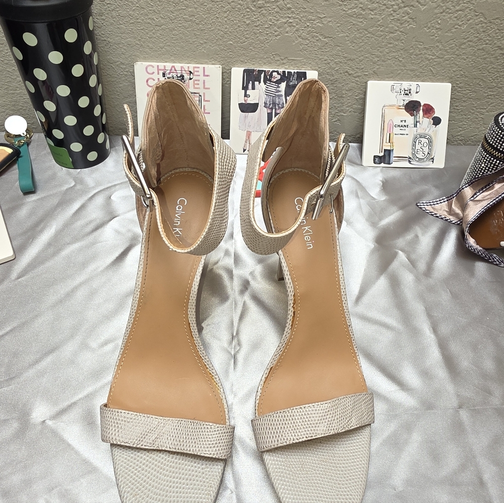 Calvin Klein Women's Tan Heels